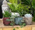  Donica ceramiczna 14cm-13h , Rustic, 05.282.14, kolor czerwony - 2