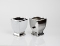  Donica ceramiczna 11cm-15h , Moon, 31.095.15, kolor srebrny (lustrzany) - 5