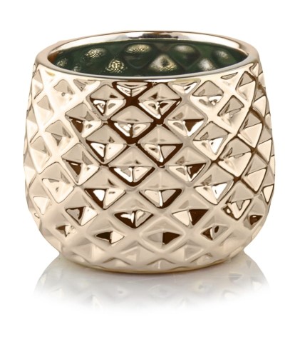  Donica ceramiczna 16cm-13h , Moon, 02.631.16, kolor złoty (lustrzany)