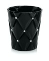  Donica ceramiczna 14cm-15h , Moon, 02.693.14, kolor czarny - 1