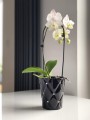  Donica ceramiczna 14cm-15h , Moon, 02.693.14, kolor czarny - 2