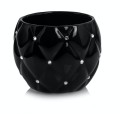  Donica ceramiczna 16cm-13h , Moon, 02.695.16, kolor czarny - 1