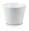  Donica ceramiczna 12cm-10h , Basic, 71.001.13, kolor biały - 1