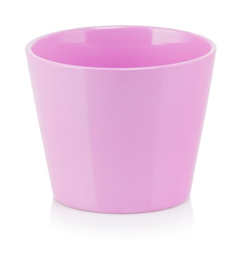  Donica ceramiczna 12cm-10h , Basic, 71.004.13, kolor jasny fioletowy