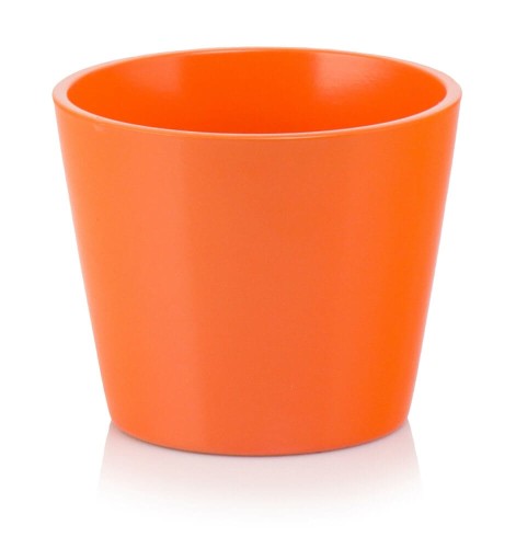  Donica ceramiczna 12cm-10h , Basic, 71.006.13, kolor pomarańczowy