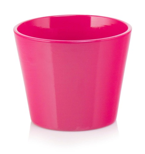  Donica ceramiczna 12cm-10h , Basic, 71.009.13, kolor różowy