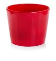  Donica ceramiczna 12cm-10h , Basic, 71.029.13, kolor czerwony - 1