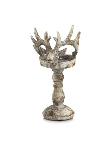   Candelabro rangifer   dekoracja  , Dekoracje, 920.053.24, kolor jasny szary z rudymi plamkami