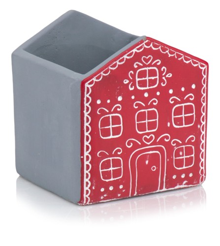   Palaos rojo    osłonaka doniczkowa  , Dekoracje, 930.033.14, kolor czerwony, biały, szary