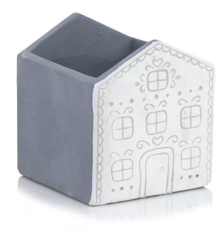   Palaos blanco   osłonka doniczkowa  , Dekoracje, 930.034.14, kolor biały, szary