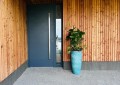  Donica z ceramiki szkliwionej    , Ogrodowe szkliwione, 28.055.80, kolor turkusowy - 2