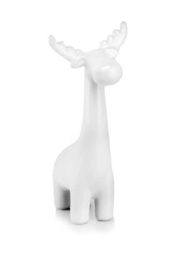  Figurka w kształcie renifera 8x4cm-15cm , Christmas, 02.542.16, kolor biały