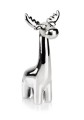  Figurka w kształcie renifera 8x4cm-15cm , Christmas, 02.572.16, kolor srebrny (lustrzany) - 1