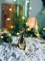  Figurka w kształcie renifera 8x4cm-15cm , Christmas, 02.581.14, kolor złoty (lustrzany) - 4