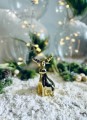  Figurka w kształcie renifera 9x7cm-13cm , Christmas, 02.582.15, kolor złoty (lustrzany) - 4
