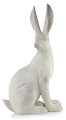   Liebre Aloisio    figurka dekoracyjna nowe  , Dekoracje, 940.035.70, kolor postarzana biel z szaro-beżowymi przetarciami - 1