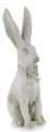   Liebre  Geraldo    figurka dekoracyjna  , Dekoracje, 940.036.37, kolor postarzana biel z szaro-beżowymi przetarciami - 1