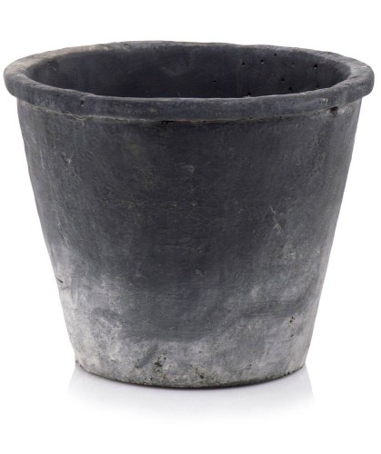   Jasper negro   osłonka doniczkowa  25cm-25h , Domowe ogrody, 907.028.25, kolor czerń z bielą