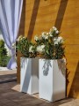  Donica z włókna szklanego , Fiberglass, 95.003.80, kolor biały - 2