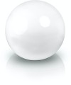  Kula dekoracyjna z włókna szklanego , Fiberglass, 95.015.50, kolor biały - 1